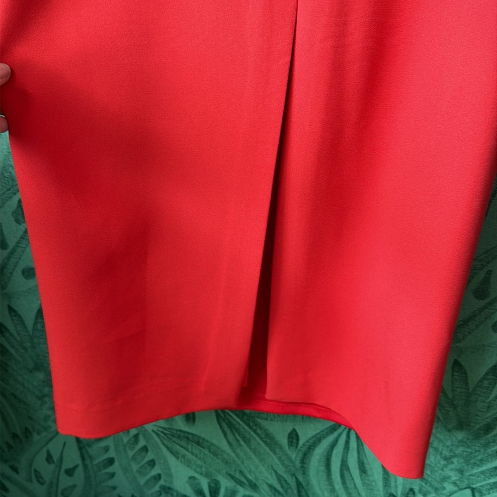 AQUA Red Square-Neck Midi Dress NWT’s sz S - Picture 9 of 11